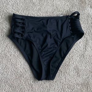 Shade & Shore Black Bikini Bottoms